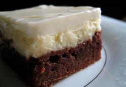 Kahlua Fudge Cheesecake Brownies