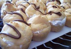 Profiterole Puffs Filling and Topping
